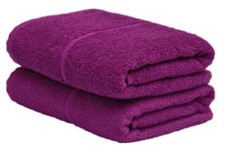 ColourMatch - Pair of Hand - Towels - Grape